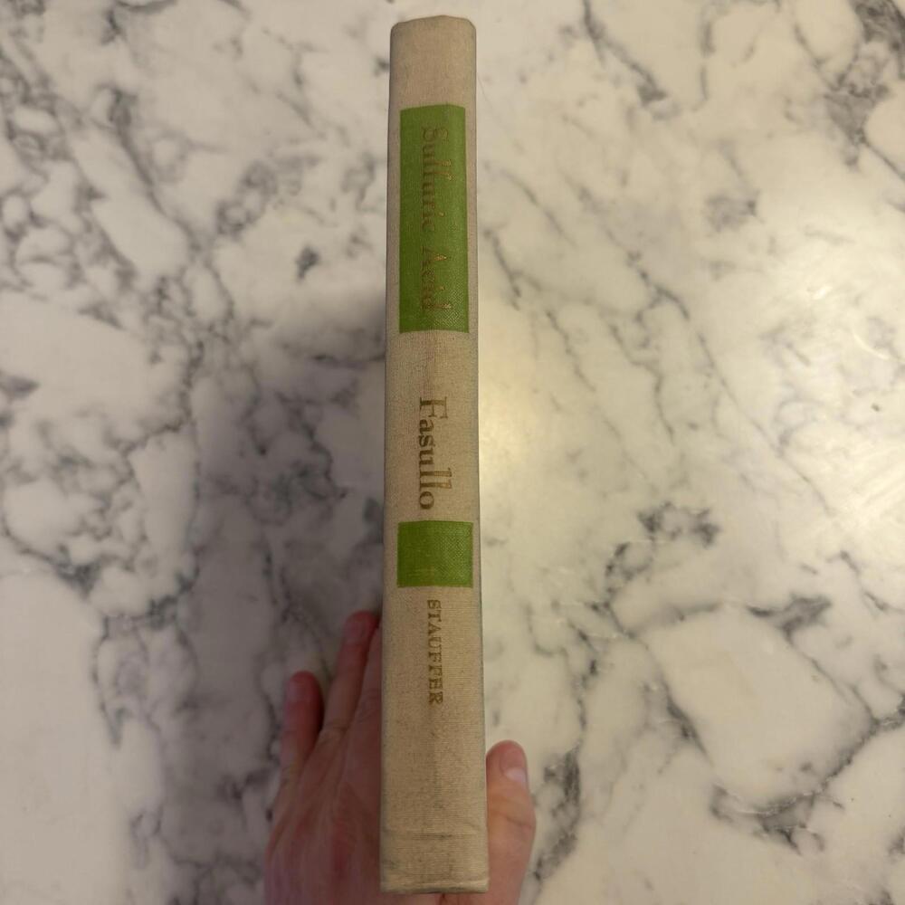 Sulfuric Acid Use and Handling – Oscar Fasullo – 1965 McGraw-Hill Hardcover - Picture 8 of 8